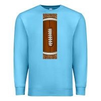 Ocean Blue american football with leopard pen wraps Premium Sweatshirt - BundleAndBundleShop