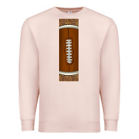 Pale Pink american football with leopard pen wraps Premium Sweatshirt - BundleAndBundleShop