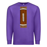 Purple american football with leopard pen wraps Premium Sweatshirt - BundleAndBundleShop