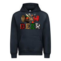 Navy oh deer christmas Urban Hoodie - LillyAllenDesigns