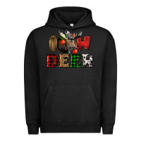 Pigment Black oh deer christmas Urban Hoodie - LillyAllenDesigns