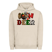 Pigment French Oak oh deer christmas Urban Hoodie - LillyAllenDesigns