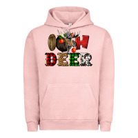 Pigment Salmon oh deer christmas Urban Hoodie - LillyAllenDesigns