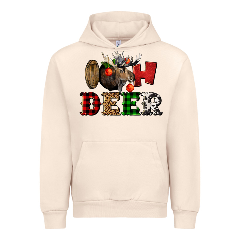 Oh Deer Christmas Urban Hoodie by LillyAllenDesigns | Teevron
