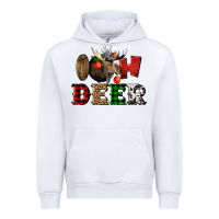 White oh deer christmas Urban Hoodie - LillyAllenDesigns