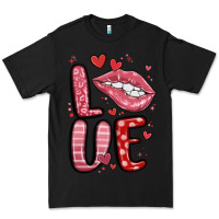 Black western love lips Premium Tee - MaliasSmallBusiness