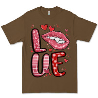 Cacao western love lips Premium Tee - MaliasSmallBusiness