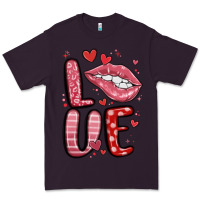 Plum western love lips Premium Tee - MaliasSmallBusiness