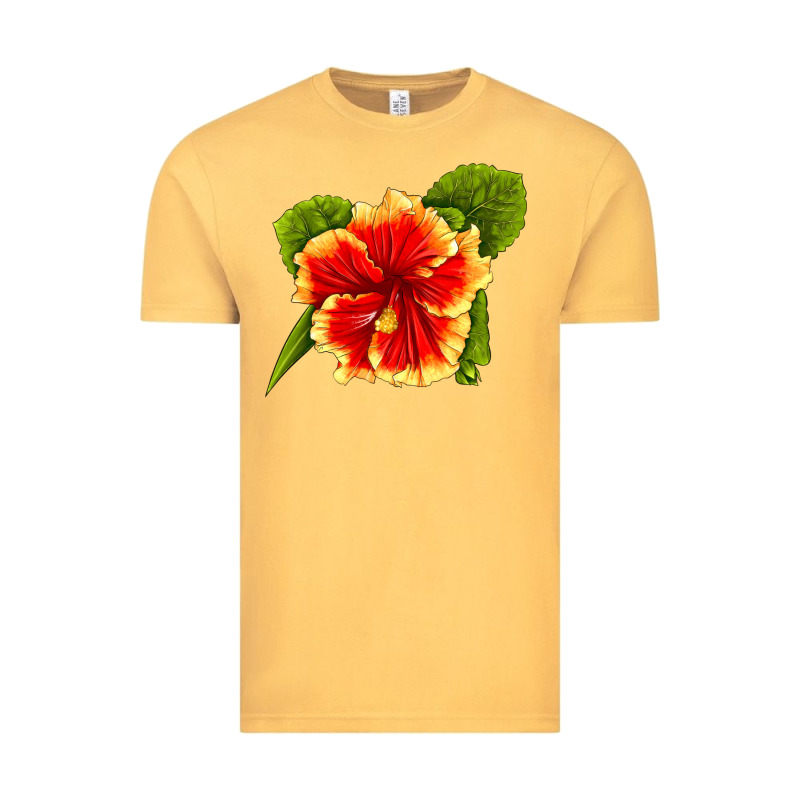 Hawaiian Hibiscus Flower Vintage Tee by LillyAllenDesigns | Teevron