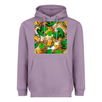 Lavender St. Patricks day hat digital paper Heavyweight Hoodie - BundleAndBundleShop