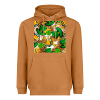 Meerkat St. Patricks day hat digital paper Heavyweight Hoodie - BundleAndBundleShop