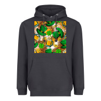 Smoke St. Patricks day hat digital paper Heavyweight Hoodie - BundleAndBundleShop