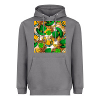 Storm St. Patricks day hat digital paper Heavyweight Hoodie - BundleAndBundleShop