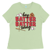 Matcha hey batter batter swing Ladies Tee - MaliasSmallBusiness