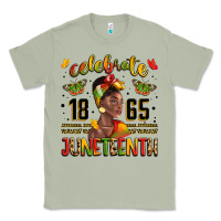 Matcha celebrate 1865 juneteenth with black woman Classic Tee - LillyAllenDesigns