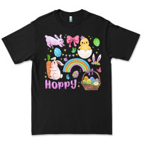 Black easter hoppy bunny Premium Tee - MaliasSmallBusiness