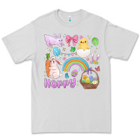 Dove Grey easter hoppy bunny Premium Tee - MaliasSmallBusiness