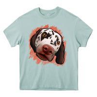 Arona dalmatians peach glitter background Heavy Core Tee - Jasminsmagicworld