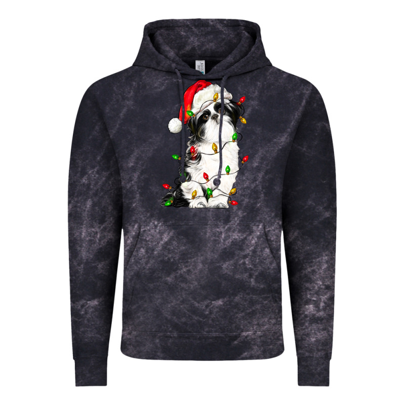 Christmas Shih Tzu Dog Vintage Hoodie by LillyAllenDesigns | Teevron
