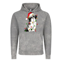Cloud Rock christmas shih tzu dog Vintage Hoodie - LillyAllenDesigns