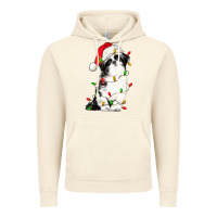 Vintage Artic christmas shih tzu dog Vintage Hoodie - LillyAllenDesigns