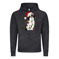 Vintage Black christmas shih tzu dog Vintage Hoodie - LillyAllenDesigns