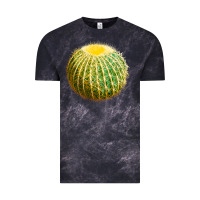 Cloud Black Golden Barrel Cactus Vintage Tee - LillyAllenDesigns