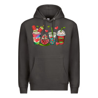 Smoke watermelon summer coffee cups Premium Hoodie - OliviaCreatesArt