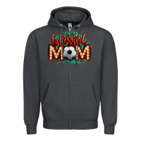Smoke blessed soccer mom lightbulb letters Zipper Hoodie - OliviaCreatesArt