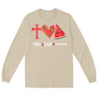 Mushroom Faith Love Watermelon Long Sleeve Tee - Bettercallsaul