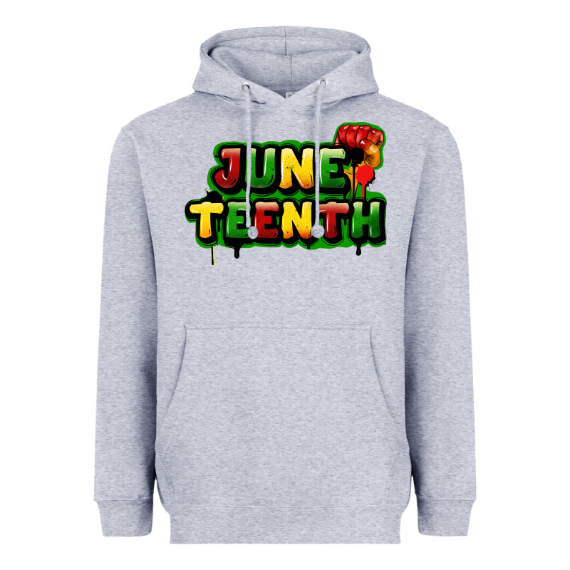 Juneteenth Heavyweight Hoodie by FaDigitalArtStudio | Teevron
