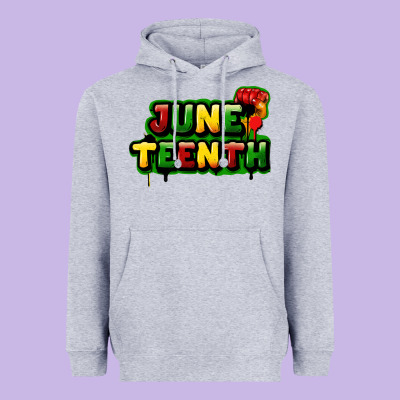 Juneteenth Heavyweight Hoodie Designed By Fadigitalartstudio