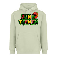 Matcha juneteenth Heavyweight Hoodie - FaDigitalArtStudio