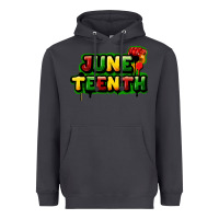 Smoke juneteenth Heavyweight Hoodie - FaDigitalArtStudio