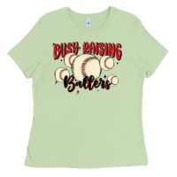 Matcha busy raising ballers Ladies Tee - MaliasSmallBusiness