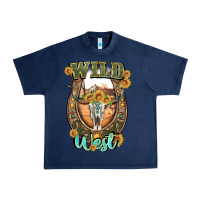 Navy wild west Urban Heavy Tee - Artiststas