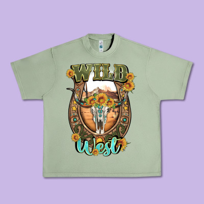 Wild West Urban Heavy Tee Designed By Artiststas