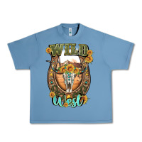 Pebble Blue wild west Urban Heavy Tee - Artiststas
