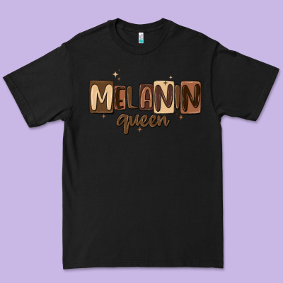 Melanin Queen Premium Tee Designed By Maliassmallbusiness