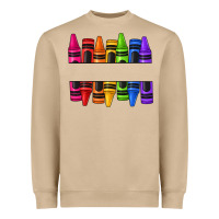 Mushroom custom name crayons Heavyweight Sweatshirt - texasbilliewilder