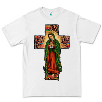 White our lady of guadalupe cros Premium Tee - JahusDesignShop