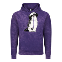 Cloud Purple shih tzu dog Vintage Hoodie - LillyAllenDesigns