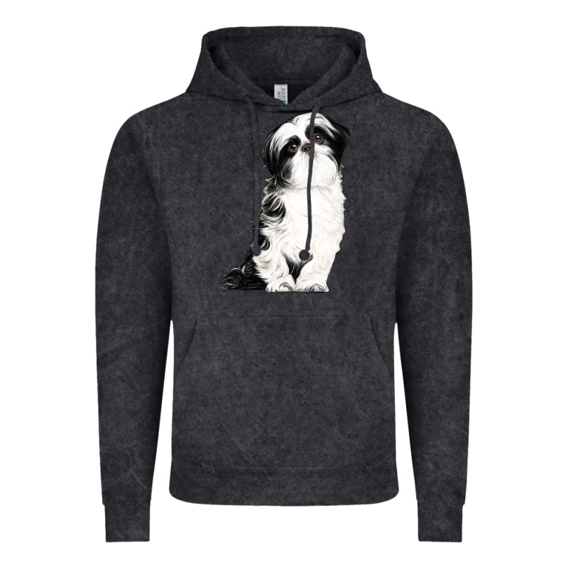 Shih Tzu Dog Vintage Hoodie by LillyAllenDesigns | Teevron