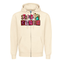 Sandshell stupid cupid with cupid olivia Zipper Hoodie - OliviaCreatesArt