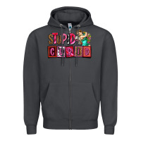 Smoke stupid cupid with cupid olivia Zipper Hoodie - OliviaCreatesArt