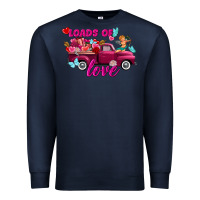 Loads Of Love Valentine's Day Truck Premium Sweatshirt | Teevron