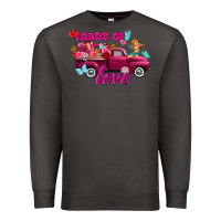 Smoke Loads of love valentine's day truck Premium Sweatshirt - FaDigitalArtStudio