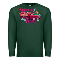 Sports Green Loads of love valentine's day truck Premium Sweatshirt - FaDigitalArtStudio