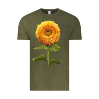Vintage Olive Gummy Bear Sunflower Vintage Tee - LillyAllenDesigns