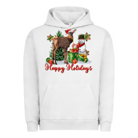 Pigment Lunar Rock happy holidays baby deer Urban Hoodie - LillyAllenDesigns